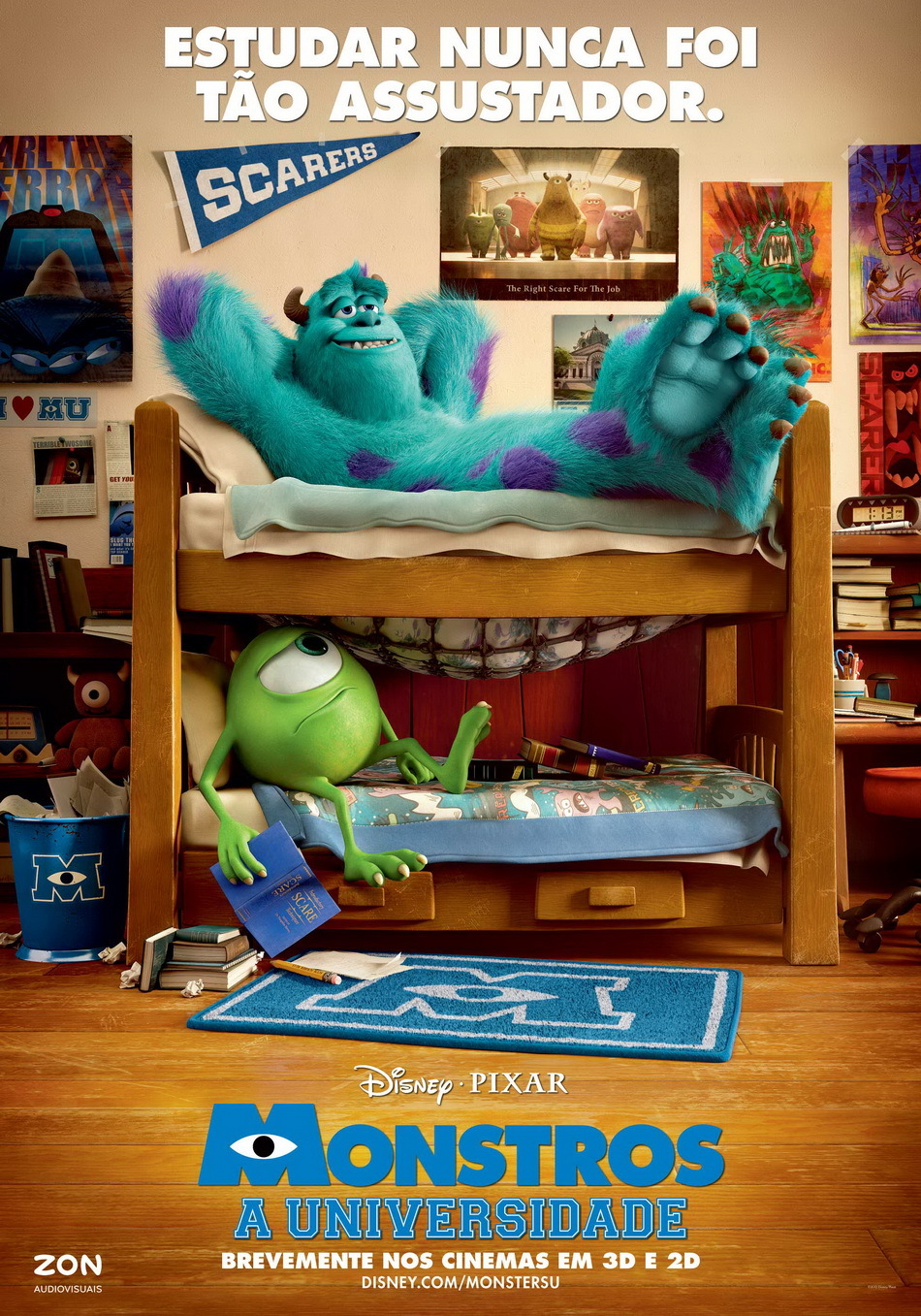 DIÁRIO DE UM CINÉFILO: UNIVERSIDADE MONSTROS (Monsters University)